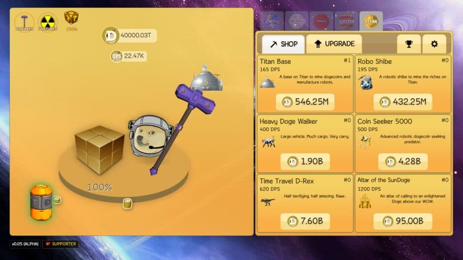 Dogeminer: CE screenshot 2