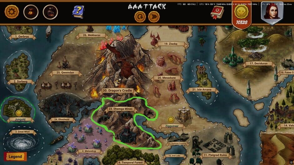 Aaattack screenshot 2
