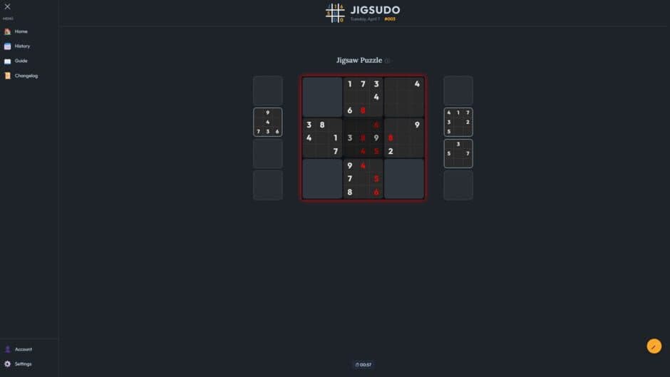 Jigsudo screenshot 4