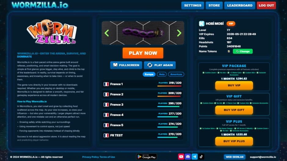 wormzilla.io screenshot 1