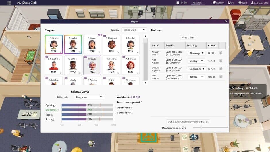 Chess Club Manager screenshot 1