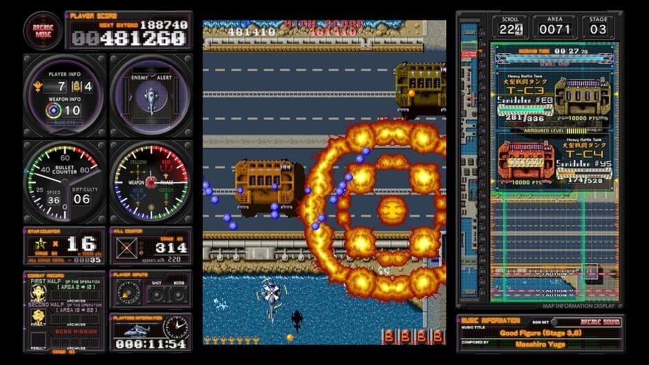 Kyukyoku TigerHeli: Toaplan Arcade Garage screenshot 2