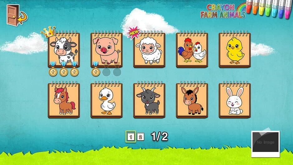Crayon Farm Animals screenshot 2