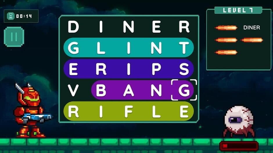 Word Quest: Cyberpunk screenshot 1