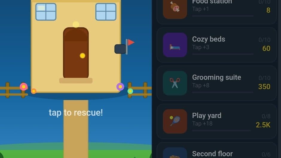 Idle Shelter: Dog Rescue Tycoon screenshot 1