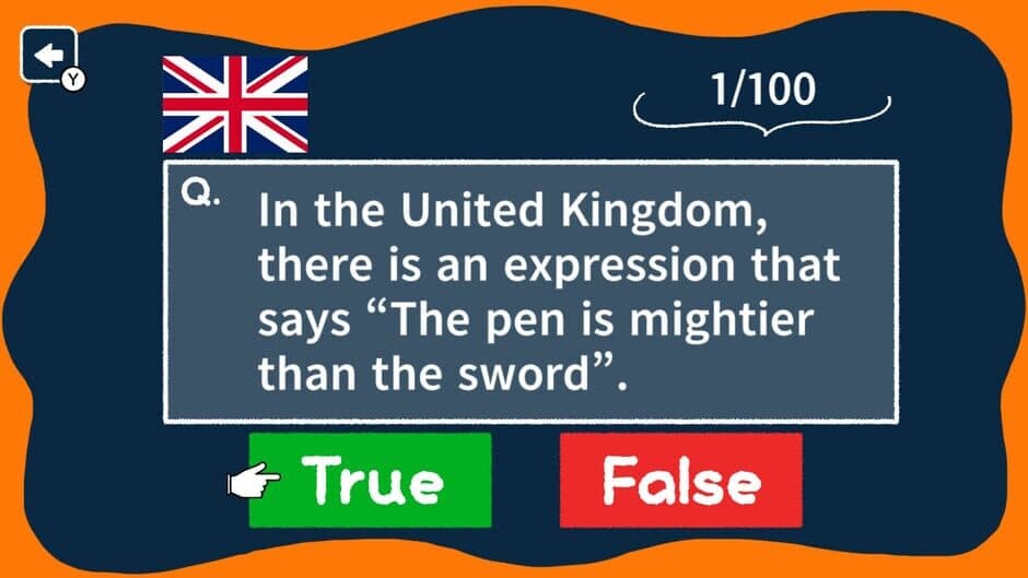 Amazing Facts: World Proverbs True or False Quiz screenshot 1
