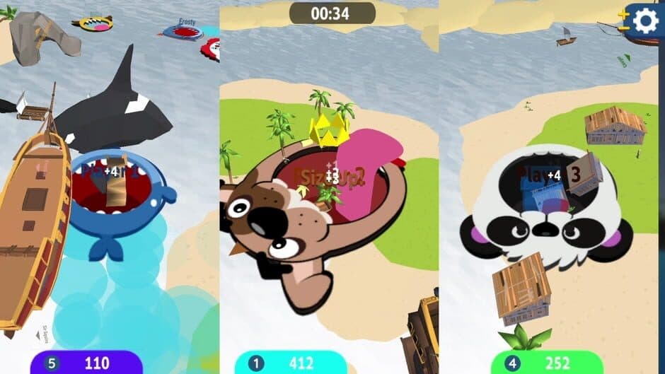 Hole io: Emerald Edition screenshot 2