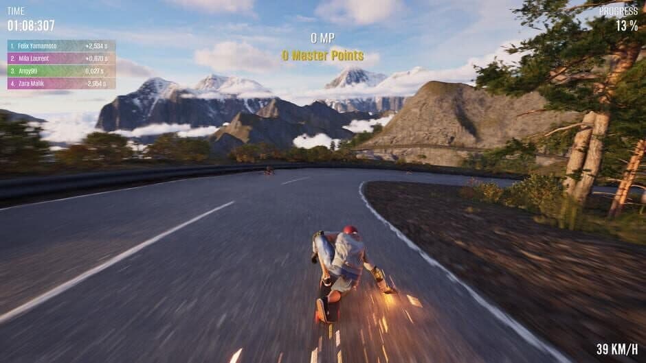 Longboard Skate Downhill Simulator screenshot 1