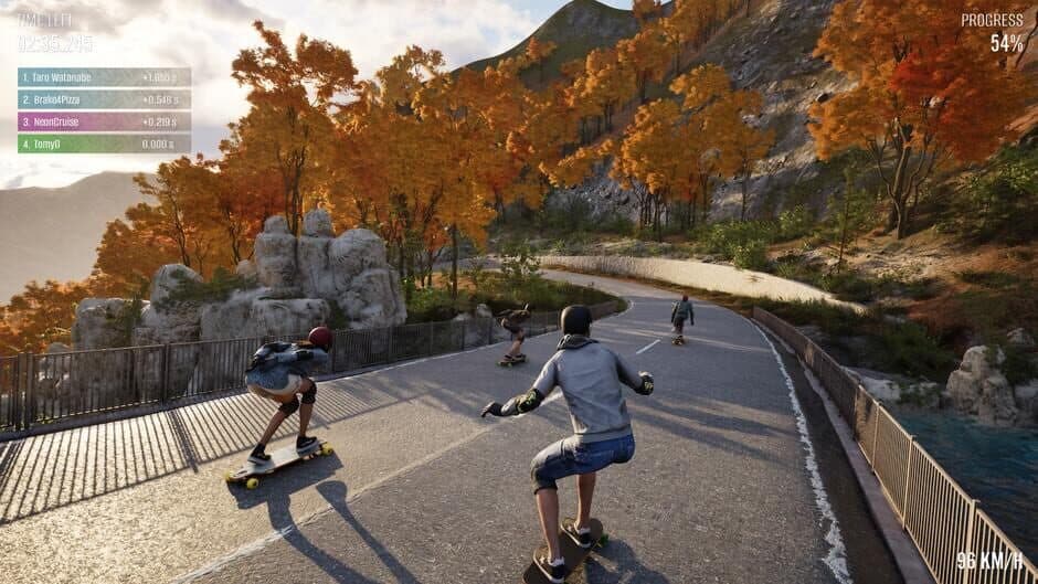 Longboard Skate Downhill Simulator screenshot 3