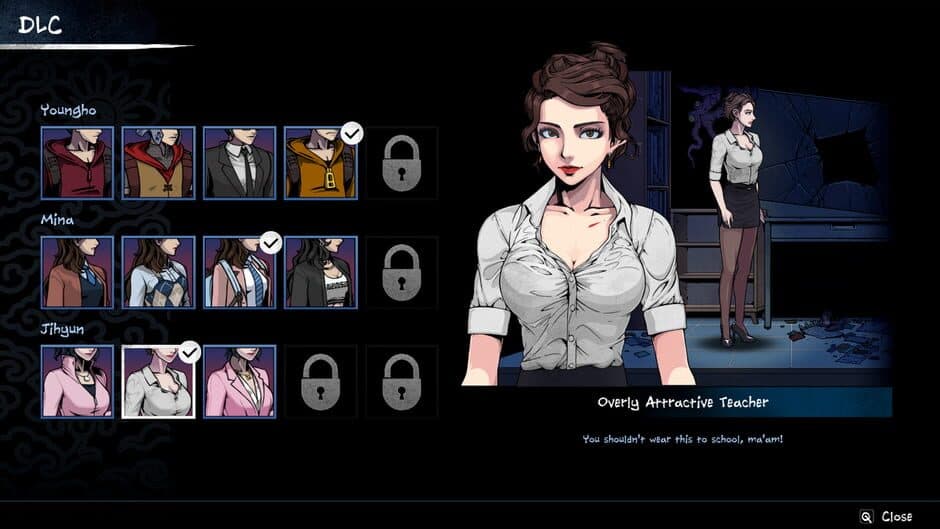 The Coma 3: Bloodlines - Overly Attractive Teacher Skin screenshot 3