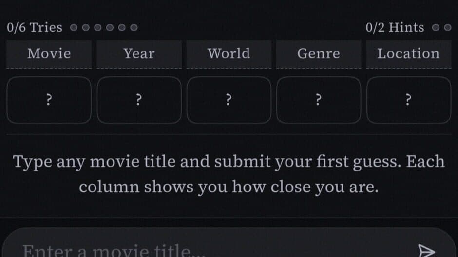 Moviedle screenshot 1