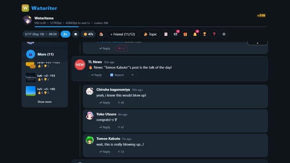 TimelineTown screenshot 2