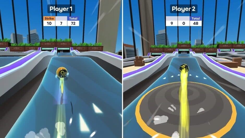Skyline Bowling: Split Edition screenshot 1