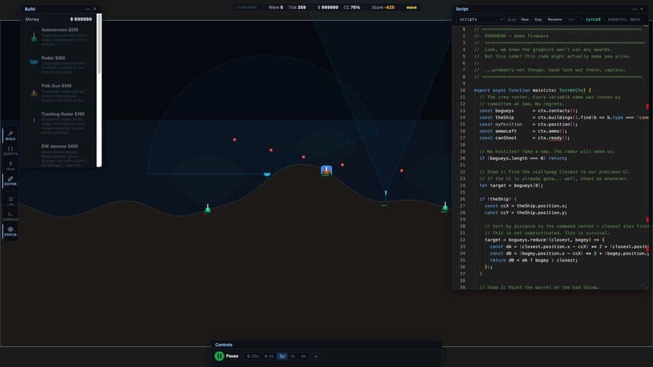 Overhead screenshot 4