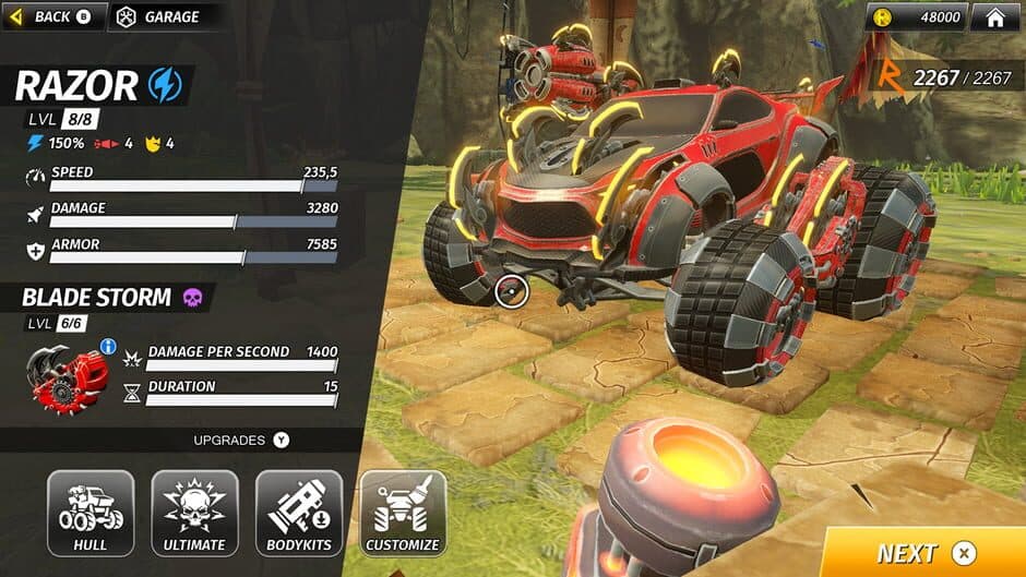 Race: Rocket Arena Car Extreme - Razor Pack screenshot 1