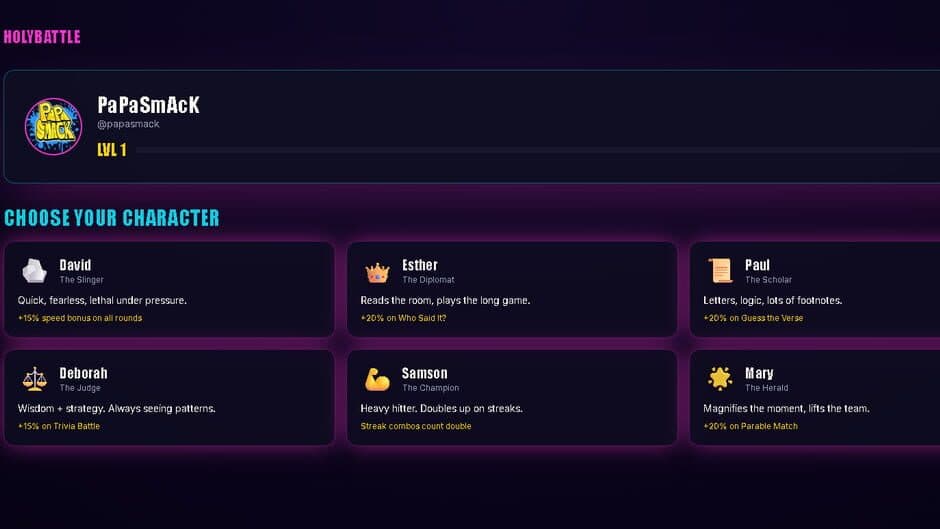 HolyBattle screenshot 1