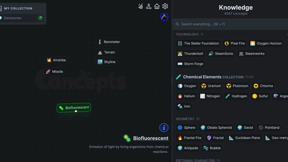 Concepts screenshot 1
