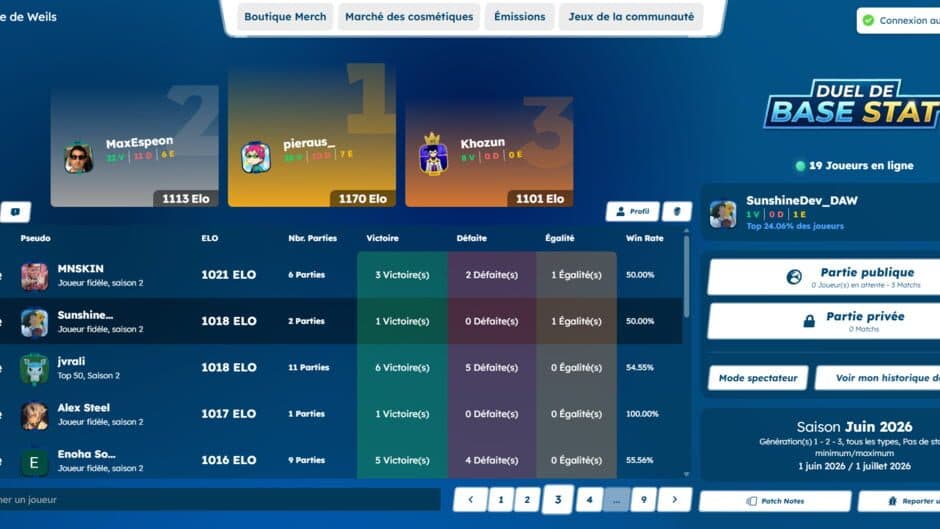Duel de Base Stat screenshot 1
