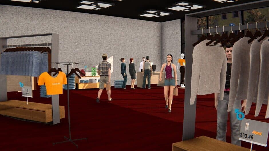 Supermarket & Clothing Store Simulator screenshot 4