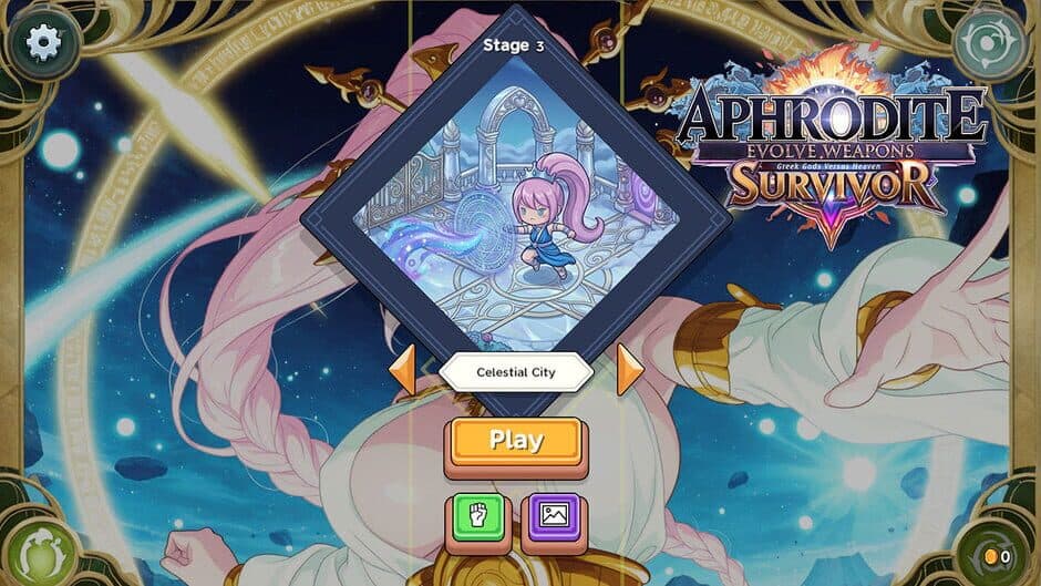 Aphrodite Evolve Weapons Survivor: Greek Gods Versus Heaven screenshot 4