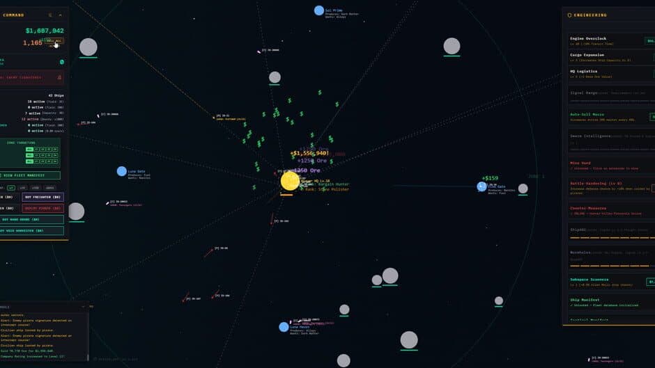 Desk Space: Idle Spacefleet clicker screenshot 1
