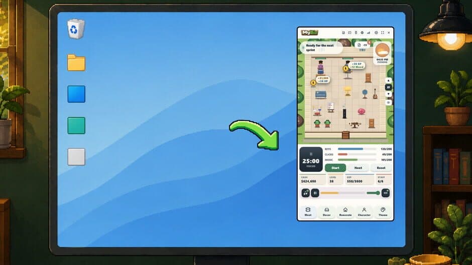 MyBiz: Pomodoro Desk Tycoon screenshot 1