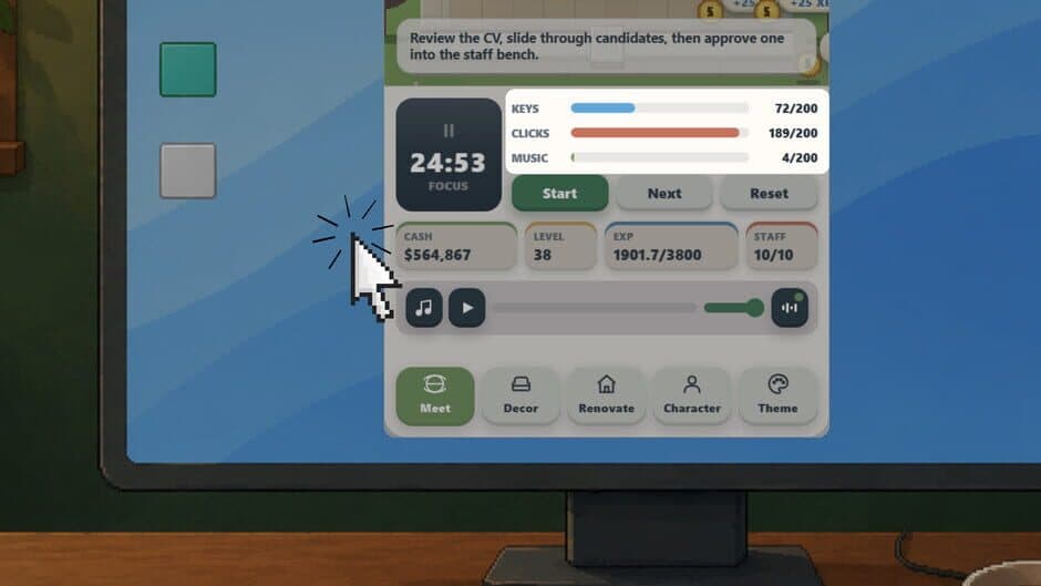 MyBiz: Pomodoro Desk Tycoon screenshot 2