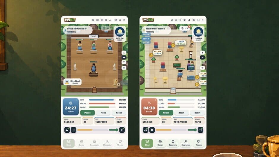 MyBiz: Pomodoro Desk Tycoon screenshot 4