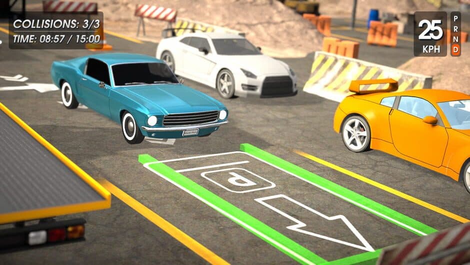 Parking Simulator: Retro Car Driving screenshot 1