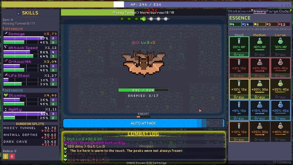 Gene Crawl: Dungeon Descent screenshot 4