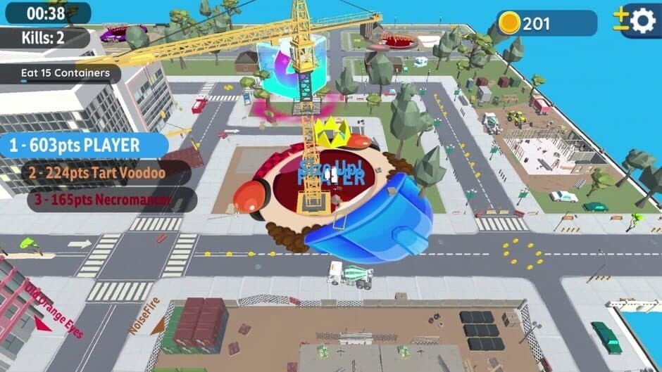 Hole io: Construction Edition screenshot 1