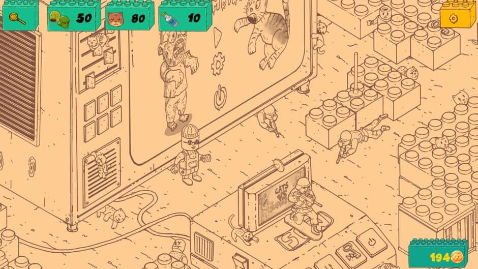 Tiny Cats vs Toys screenshot 1