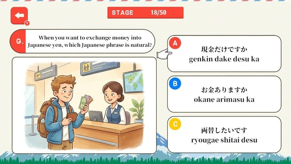 Phrase Passport Japan A Travel Japanese Quiz screenshot 3