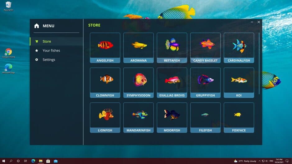 Virtual Aquarium screenshot 3