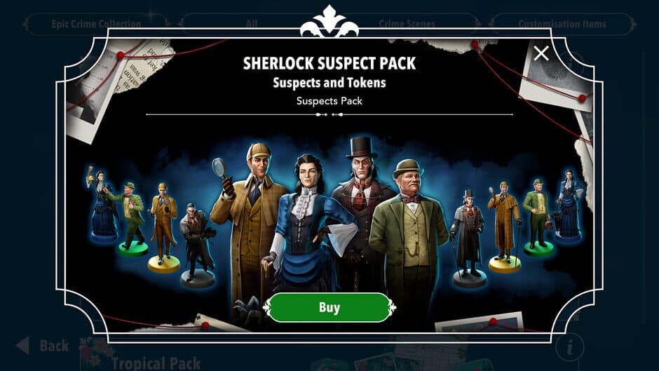 Clue/Cluedo: Sherlock Suspect Pack screenshot 2