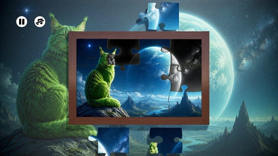 Puzzles: Space Cats screenshot 1