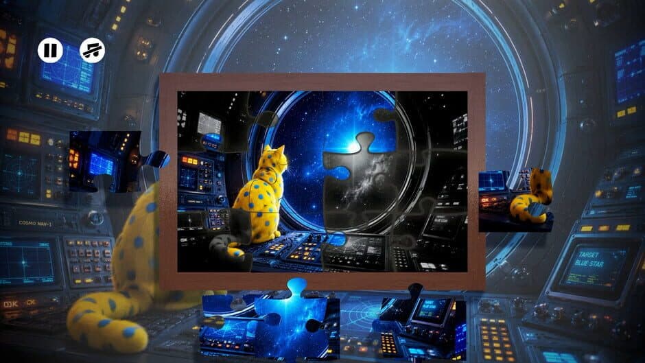 Puzzles: Space Cats screenshot 4