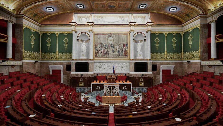 Visite virtuelle de l'Assemblée nationale screenshot 1