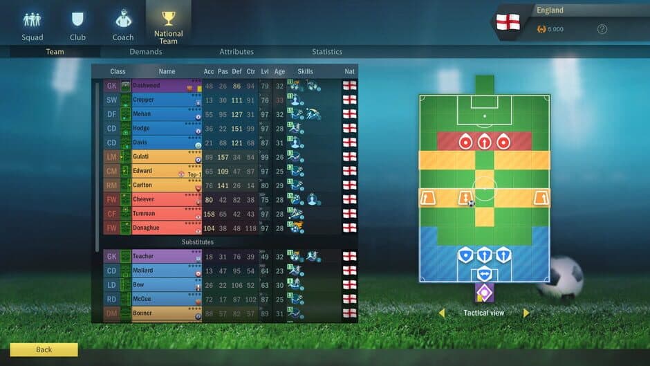 Football, Tactics & Glory: World Championship screenshot 2
