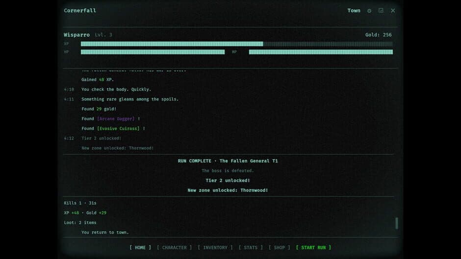Cornerfall screenshot 1
