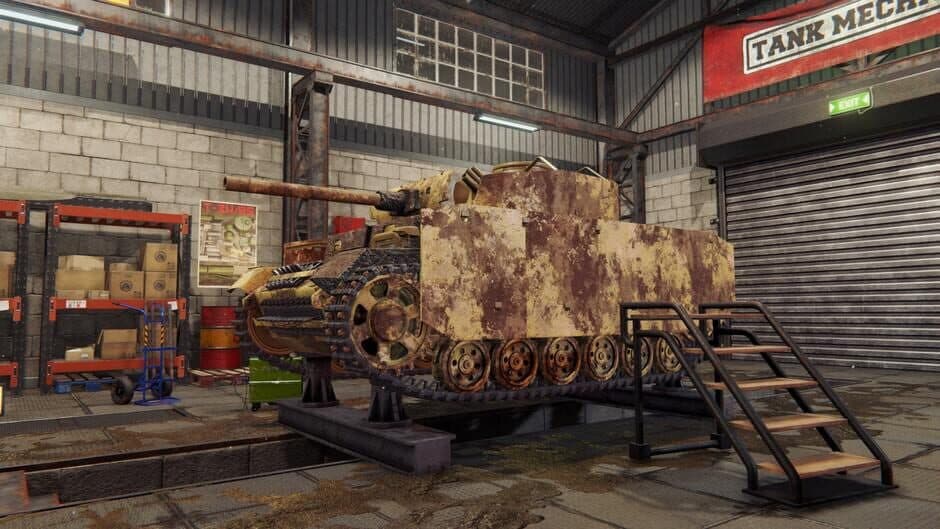 Tank Mechanic Simulator: Reinforced screenshot 1