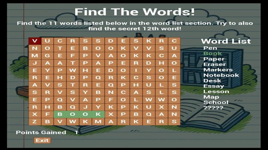 WordGrid Search screenshot 1