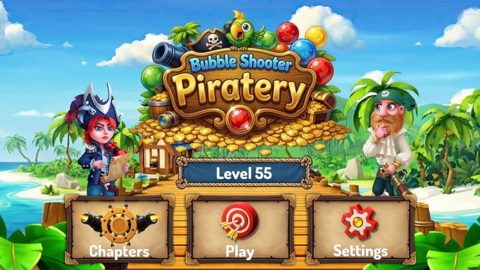 Bubble Shooter Piratery screenshot 1
