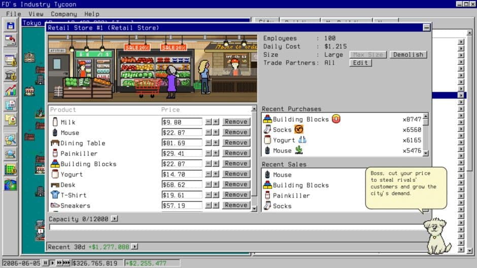 FD's Industry Tycoon screenshot 1