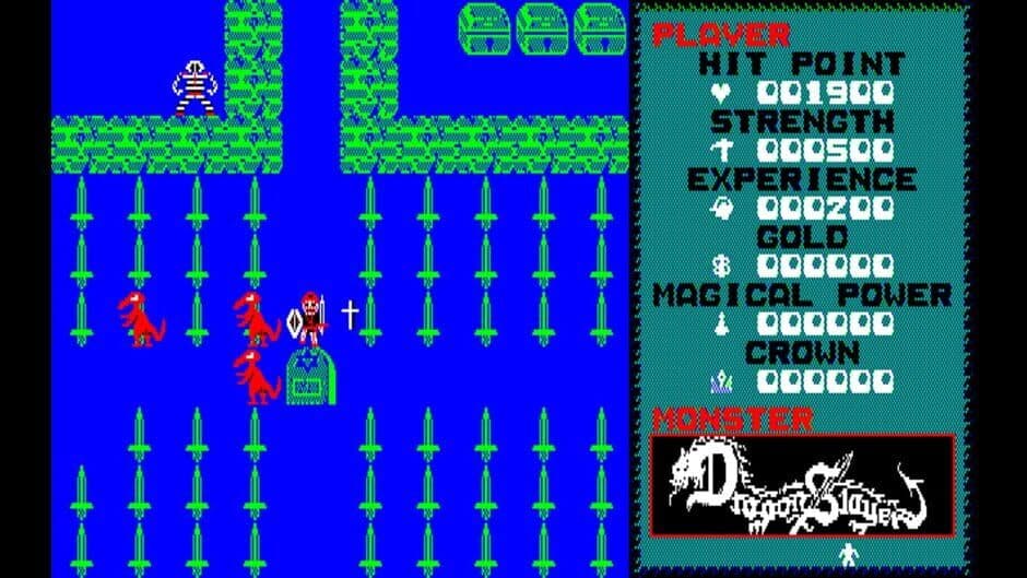 Eggconsole Dragon Slayer Level 2.0 PC-8801 screenshot 2