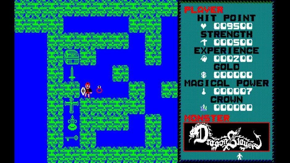 Eggconsole Dragon Slayer Level 2.0 PC-8801 screenshot 3