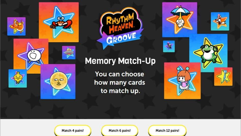 Rhythm Heaven Groove: Memory Match-Up screenshot 1