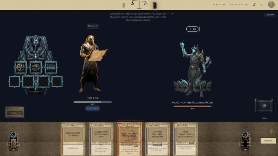 True of Voice: A Duat Deckbuilder screenshot 1