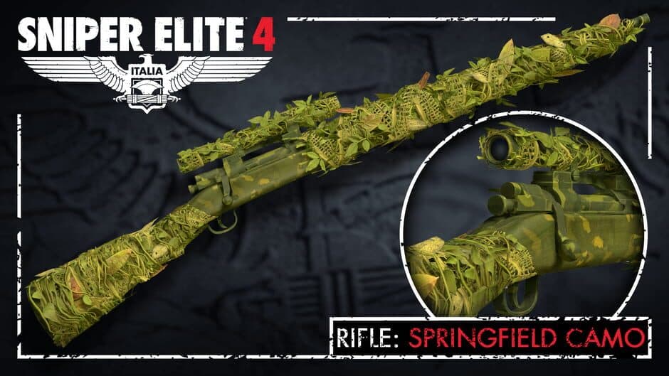 Sniper Elite 4: Camouflage Rifles Skin Pack screenshot 1