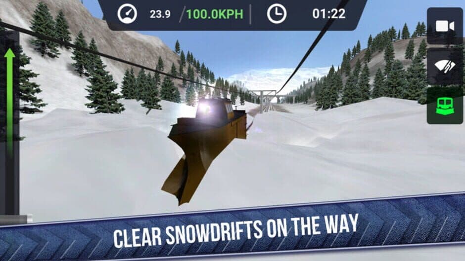 Snow Plow Train Simulator 3D - Russia screenshot 1